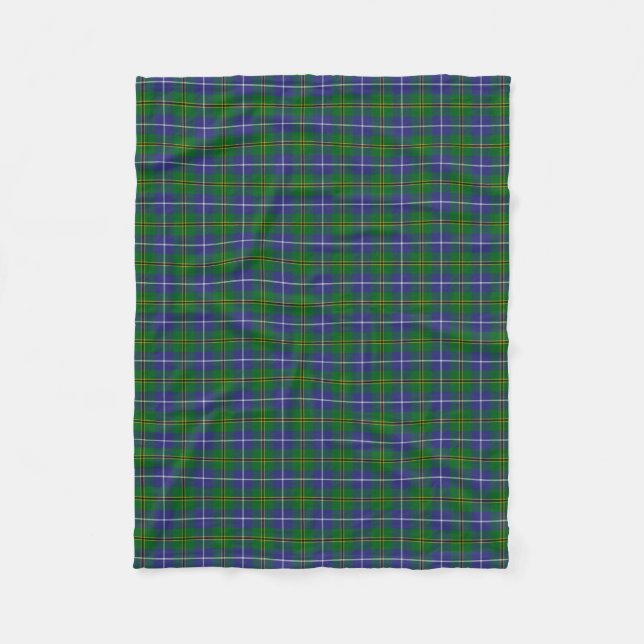 Clan Turnbull Jagd Tartan Kariert Fleecedecke (Vorderseite)