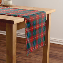 Clan Turnbull Red und Green Scottish Tartan Kurzer Tischläufer