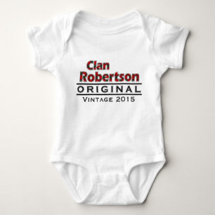 Clan Vintager Robertson fertigen Ihr Birthyear Baby Strampler