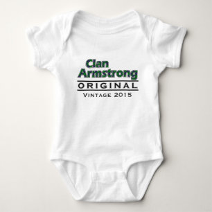 Clan Vintages Armstrong fertigen Ihr Birthyear Baby Strampler