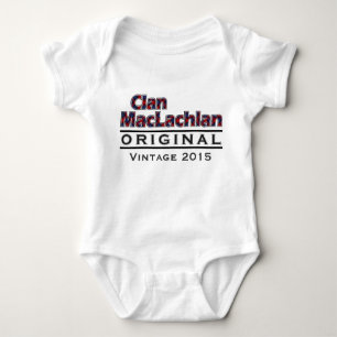 Clan Vintages MacLachlan fertigen Ihr Birthyear Baby Strampler