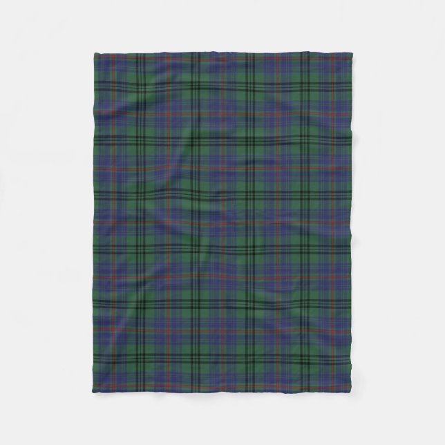 Clan Walker Tartan Kariert Fleecedecke (Vorderseite)