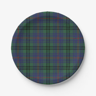 Clan Walker Tartan Pappteller