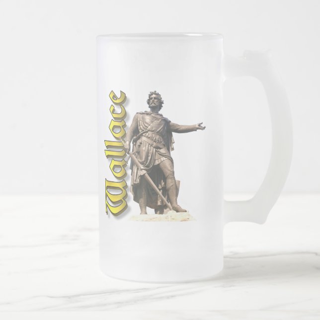 Clan Wallace Old Scotland Mattglas Bierglas (Rechts)