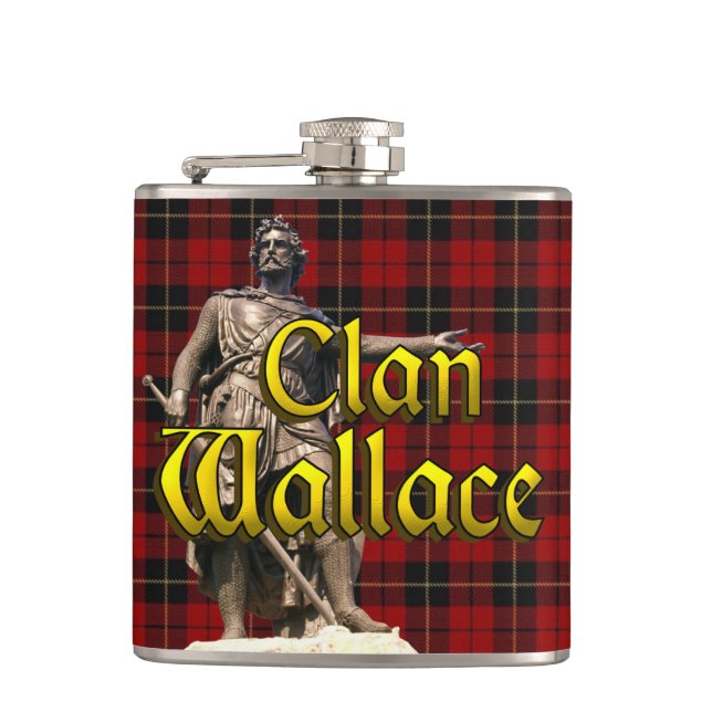 Clan Wallace Scottish Freedom Flachmann (Vorderseite)