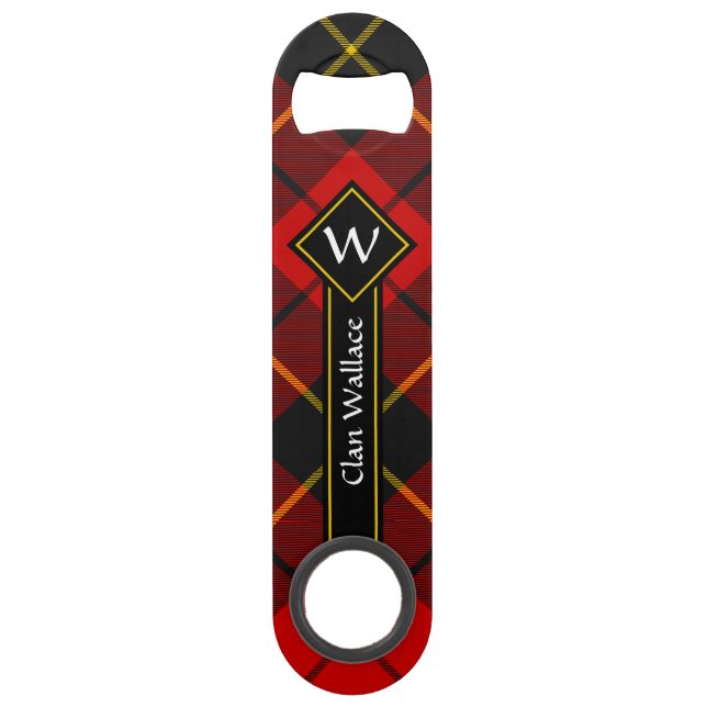Clan Wallace Tartan Bar Key (Vorderseite)
