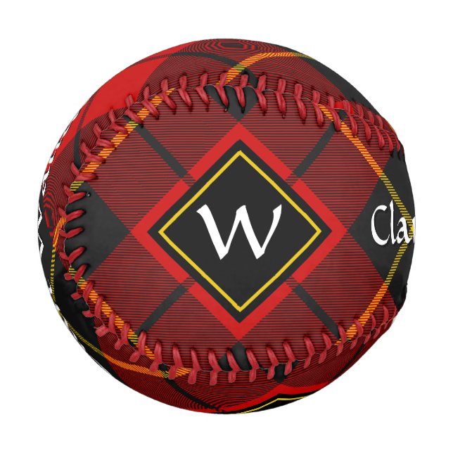 Clan Wallace Tartan Baseball (Vorderseite Links)