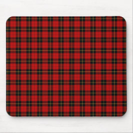 Clan Wallace Tartan Classic Red Scottish Kariert Mousepad