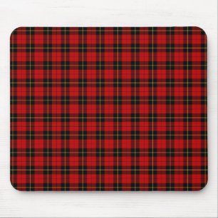 Clan Wallace Tartan Classic Red Scottish Kariert Mousepad