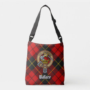 Clan Wallace Tartan Crossbody Bag Tragetaschen Mit Langen Trägern