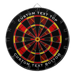 Clan Wallace Tartan Dart Board Dartscheibe