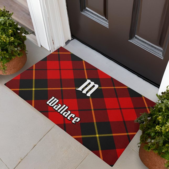 Clan Wallace Tartan Doormat Fußmatte (Von Creator hochgeladen)