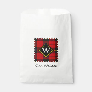 Clan Wallace Tartan Favor Bag Geschenktütchen