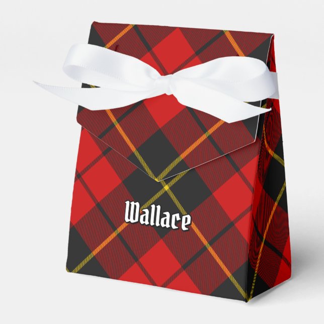 Clan Wallace Tartan Gevor Box Geschenkschachtel (Vorderseite)