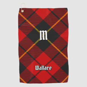 Clan Wallace Tartan Golf Towel Golfhandtuch
