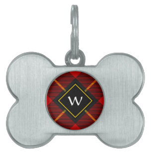 Clan Wallace Tartan Haustier-ID-Anhänger Tiermarke