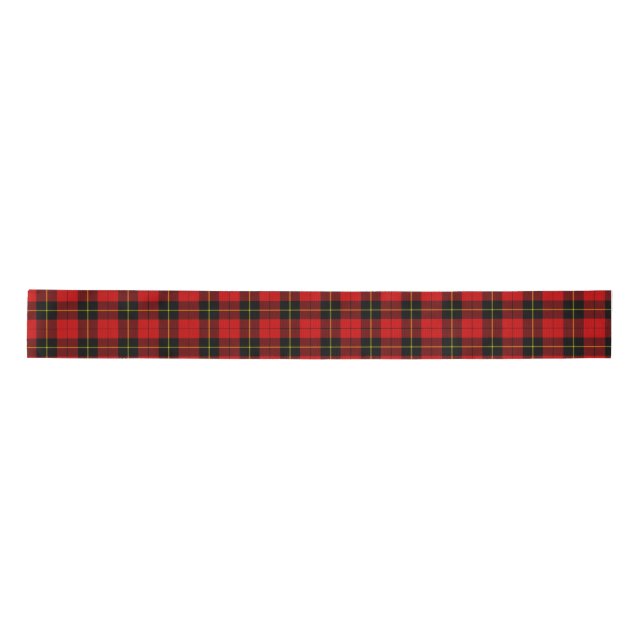 Clan Wallace Tartan Kariert Satinband (Vorderseite)