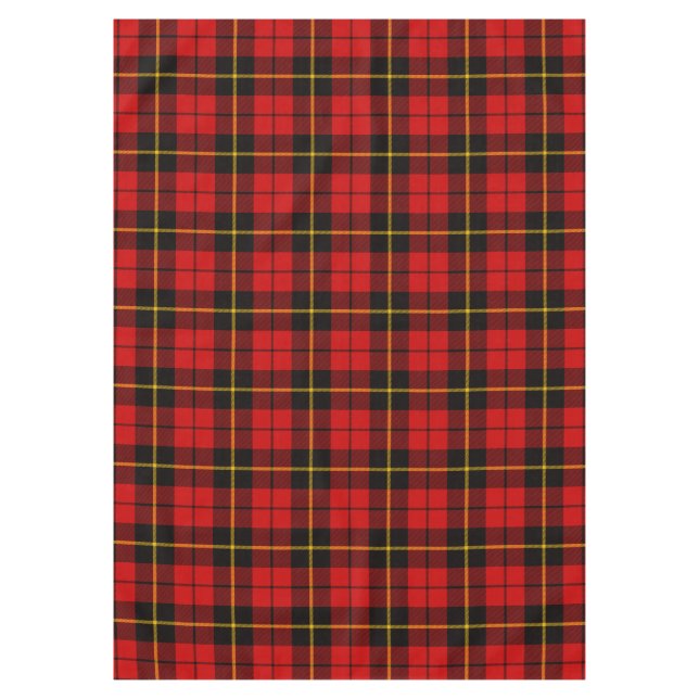 Clan Wallace Tartan Kariert Tischdecke (Vorderseite)