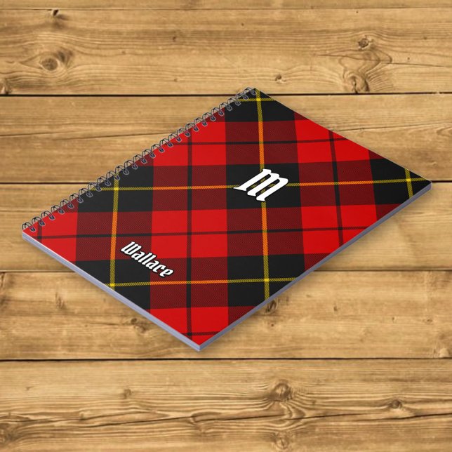 Clan Wallace Tartan Notebook Notizblock (Von Creator hochgeladen)