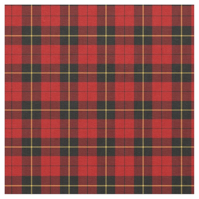 Clan Wallace Tartan Stoff (Nahaufnahme)