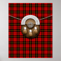 Clan Wallace Tartan und Sporran