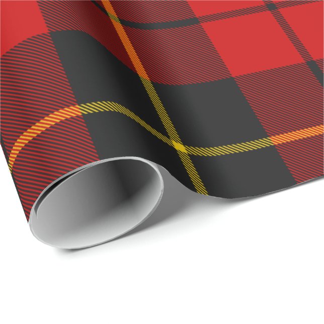 Clan Wallace Tartan Wrapping Paper Geschenkpapier (Rolleneckpunkt)