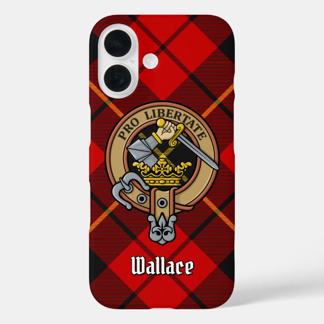 Clan Wallace Wappen Case-Mate iPhone Case (Rückseite)