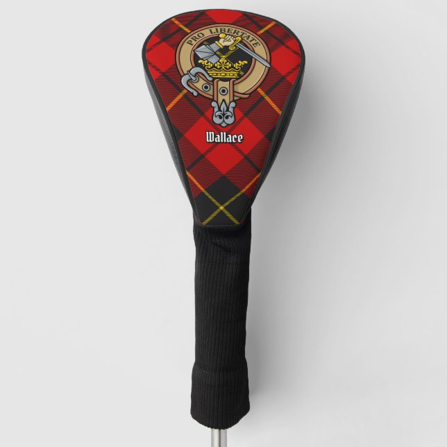 Clan Wallace Wappen Golf Headcover (Vorderseite)