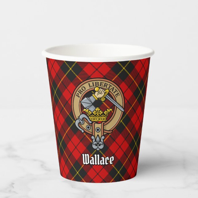 Clan Wallace Wappen Paper Cups Pappbecher (Vorderseite)