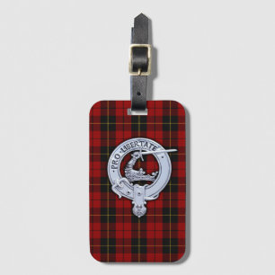 Clan Wallace Wappen & Tartan Gepäckanhänger