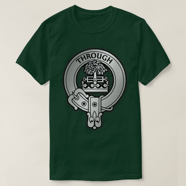 Clan Wappen Tartan 3 T-Shirt (Design vorne)