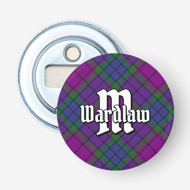 Clan Wardlaw Tartan Flaschenöffner (Vorderseite)