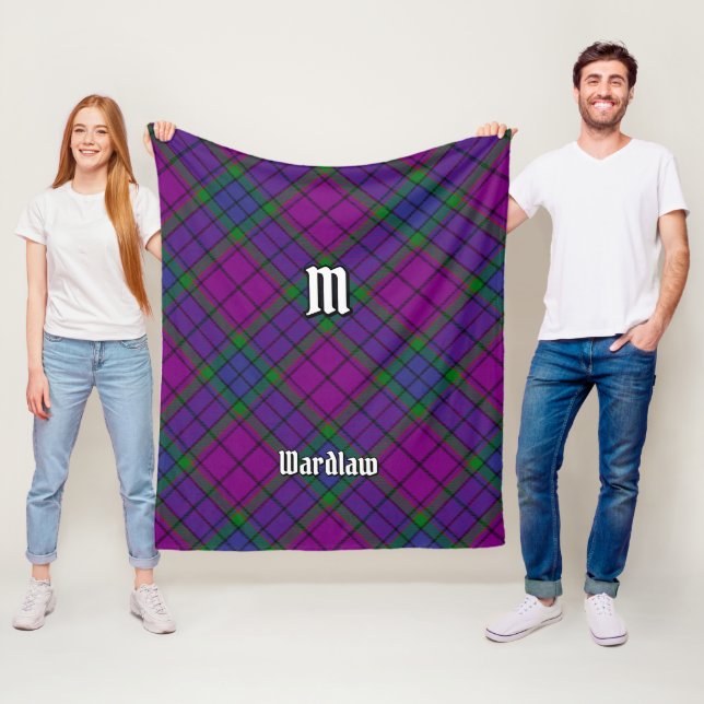 Clan Wardlaw Tartan Fleecedecke (Beispiel)