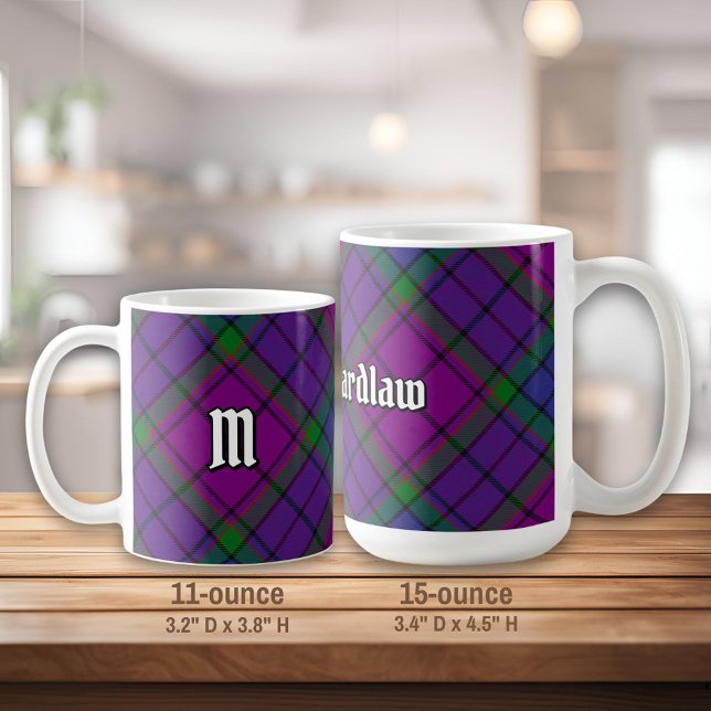 Clan Wardlaw Tartan Kaffeetasse (Von Creator hochgeladen)