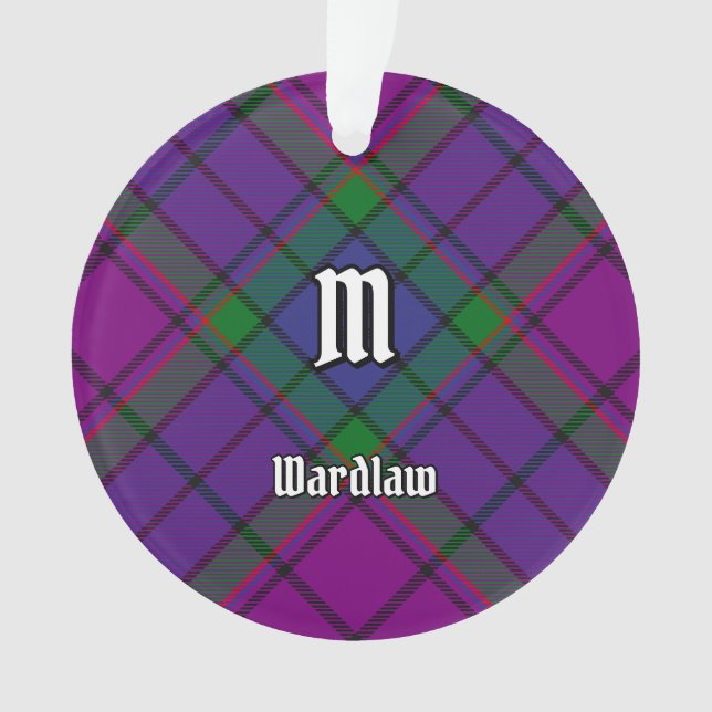 Clan Wardlaw Tartan Ornament (Vorderseite)