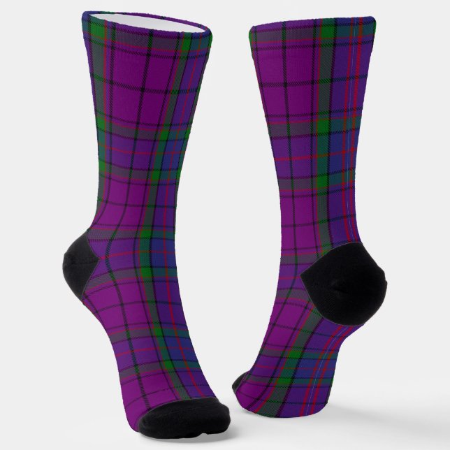 Clan Wardlaw Tartan Socken (Gewinkelt)