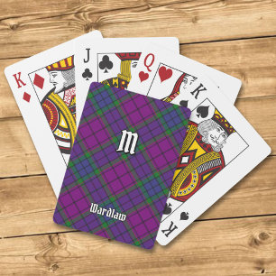 Clan Wardlaw Tartan Spielkarten