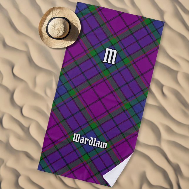 Clan Wardlaw Tartan Strandtuch (Von Creator hochgeladen)