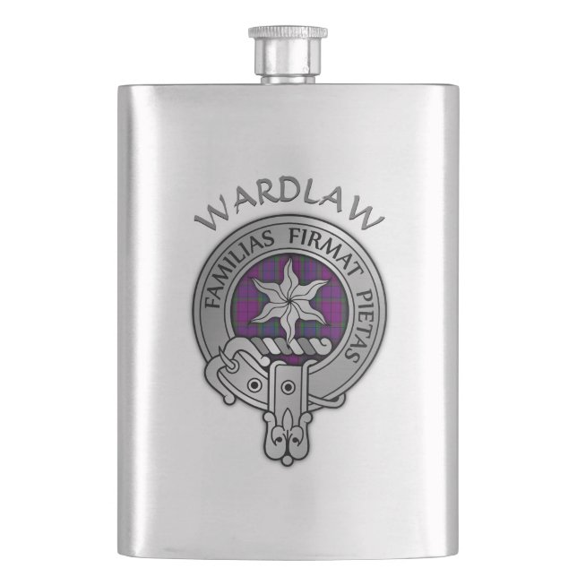 Clan Wardlaw Wappen Flachmann (Vorderseite)