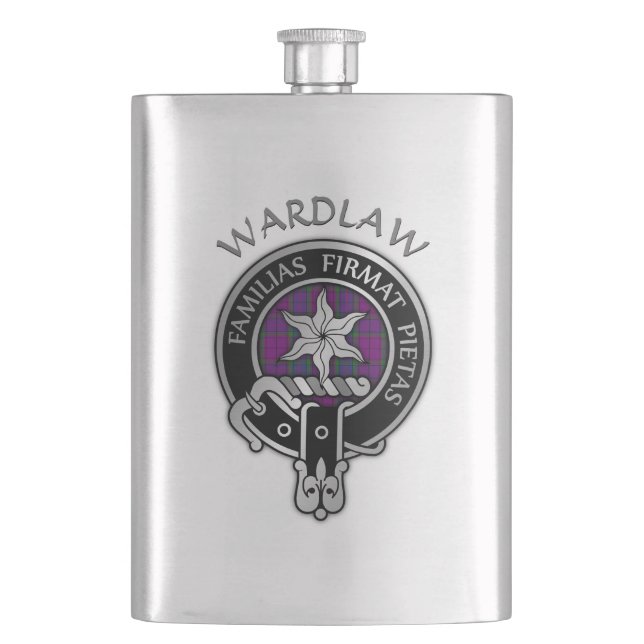 Clan Wardlaw Wappen Flachmann (Vorderseite)