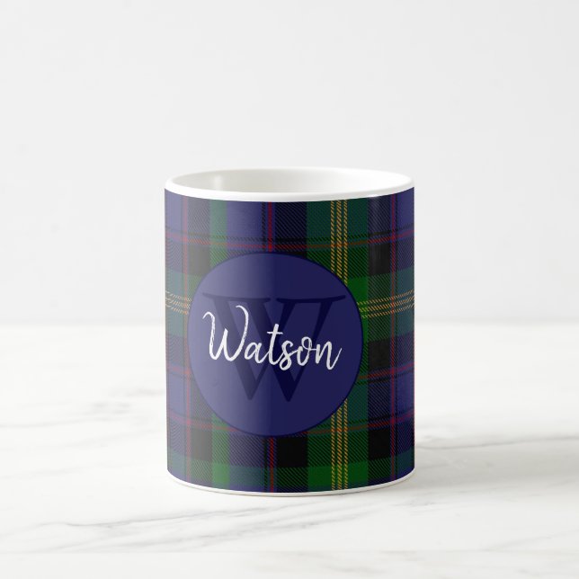 Clan Watson Mit Monogramm Kaffeetasse (Mittel)