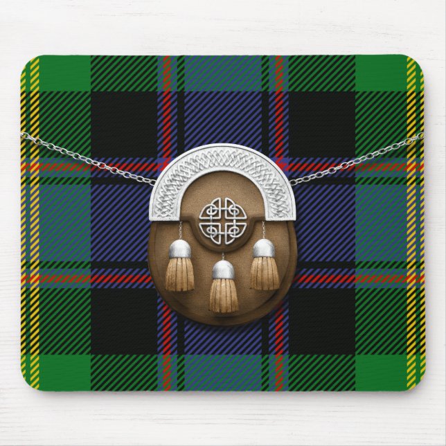 Clan-Watson Tartan und Sporran Mousepad (Vorne)