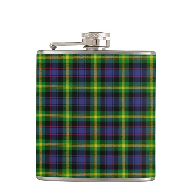 Clan-WatsonTartan Flachmann (Vorderseite)