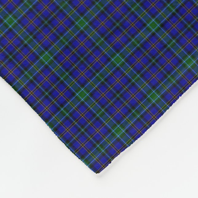 Clan-WehrTartan Fleecedecke (Ecke)