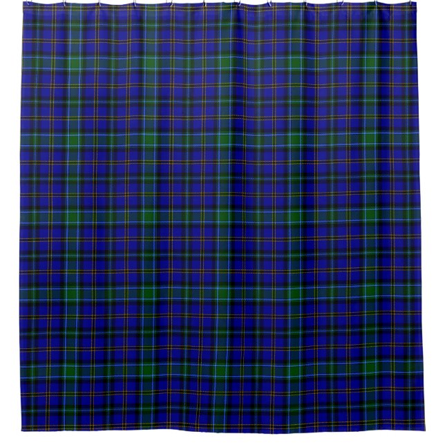 Clan Weir Tartan Kariert Duschvorhang (Vorderseite)