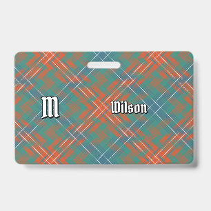 Clan Wilson Ancient Tartan Ausweis