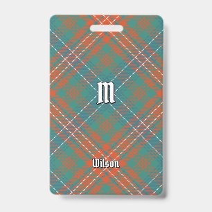 Clan Wilson Ancient Tartan Ausweis