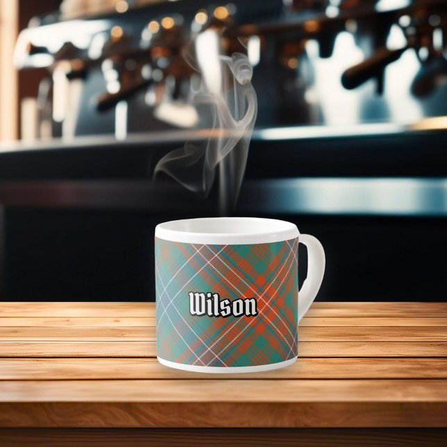 Clan Wilson Ancient Tartan Espressotasse (Von Creator hochgeladen)