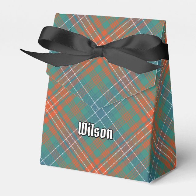 Clan Wilson Ancient Tartan Geschenkschachtel (Vorderseite)