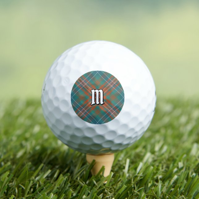 Clan Wilson Ancient Tartan Golfball (Insitu T-Shirt)